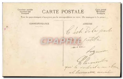 Crianças com presentes — Boa Ano — M.T. L.L. n° 3564 — Verso