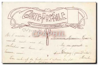 Menina em vestido com laços — editor 'Carte Postale' — n° 2162 — Verso