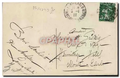 Jonge vrouw in paarse jurk — rozen — uitgever Phébus, n° 3238 — Achterkant