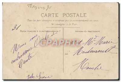 Mulher com cesto de flores — Boa Ano — Circe, n°4325 — Verso