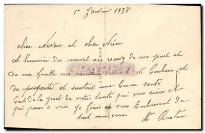 Casal abraçado — cena romântica — S. & L. n° 3621 — Verso