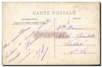 Menina pequena falando no telefone — Boa Ano — editor AN, n° 656 — Verso