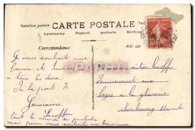 Casal — votos de feliz ano — n°180 — Verso