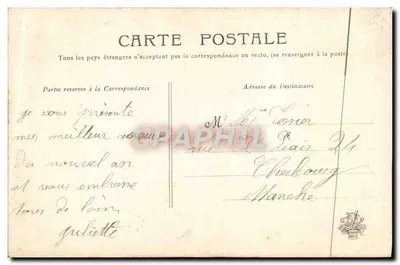Flores violetas — Mil Boas Vontades — editor desconhecido, número de série não visível — Verso