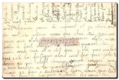 Paisagem fluvial com casa — 'Bom Aniversário' — ZED 415 — Verso