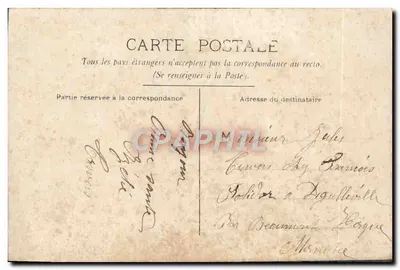 Liefde en geluk — scène van een koppel aan de rand van de zee — CIRCE n°4360 — Achterkant