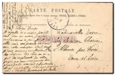 Amor no porto — cena de casal com texto amoroso — editor não identificado, n° de série 5 — Verso