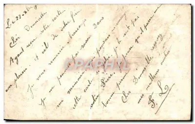 Soldat et femme au bord d'un étang — scène de tendresse — éditeur La Favorite, n° 26062 — Verso