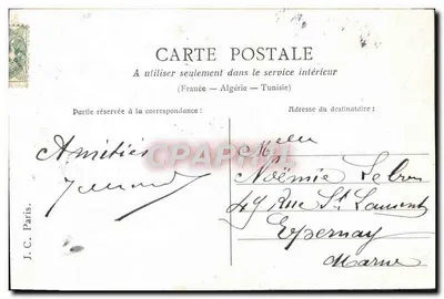 Pitou i Nounou — Scena komedii — PSC Paris — Rewers