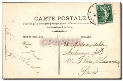 Tańczący para — tekst humorystyczny — nieznany wydawca, nr 1 — Rewers