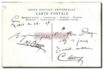 No tempo das cerejas — Série 65 — Paris — Verso