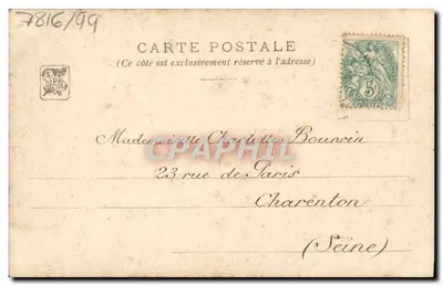 Salon 1903 — Étcheverry 'Vérité' — Uitgever niet geïdentificeerd — Achterkant