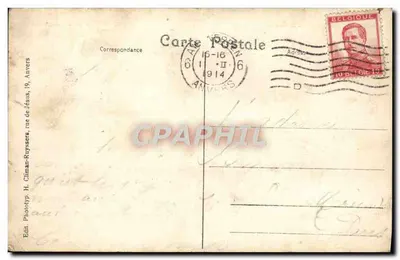 Anvers - Partida do Navio do Congo — H. Climan-Ruyssere, rua de Jésus, Anvers — Verso