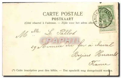Anvers. Stary Port — wydawca J. H. Schaefer Amsterdam, zarejestrowany A. 44. — Rewers