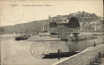 Namur — Conflito das rios Sambre e Meuse — Distribuição