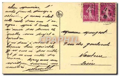 Ostenda — Kabiny i Kursaal — wydawca Neils, numer serii nie widoczny — Rewers