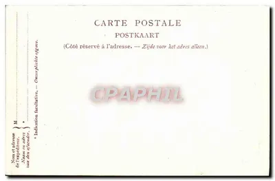 Ostende — O Kursaal. Entrada do Salão de Leitura — Gráfico — Verso