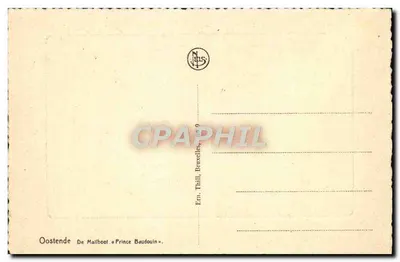 Ostenda — Pałacowiec «Prince Baudouin» — wydawca LJS — Rewers