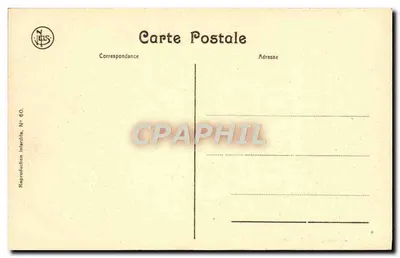 Abbatia Maredsous — Wejście do ogrodu - Południe — NELS, nr 60 — Rewers