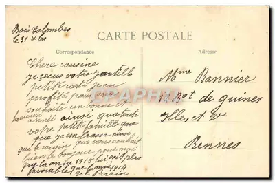 S.M. Albert I — Król Belgii odznaczony Orderem Militarnym — wydawca nie widoczny — Rewers