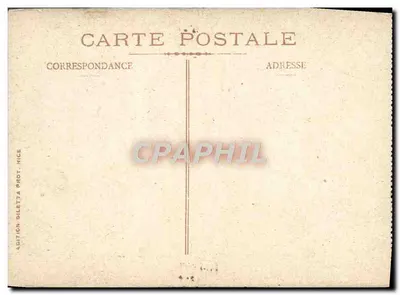 Stara pocztówka Monte Carlo Les Jardin Montee de la Gare — Rewers