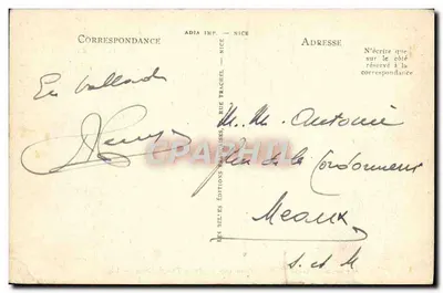 MONTE-CARLO — Panorama vu de la Tête-de-Chien — éditeur L.L. n°163 — Back