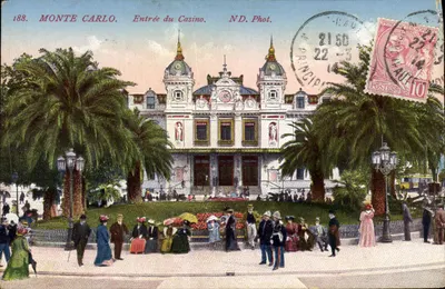 Monte Carlo — Wejście do kasyna — ND. Fot. n°188