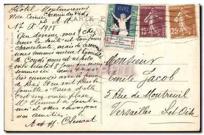 Monte-Carlo — Vista generale — Il Porto — Serie 808 — Edizione Salles Giletta — Verso