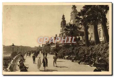 Terrasa i ogród kasyna — Monte-Carlo (Księstwo Monako) — Éditions d'Art Yvon, Paryż