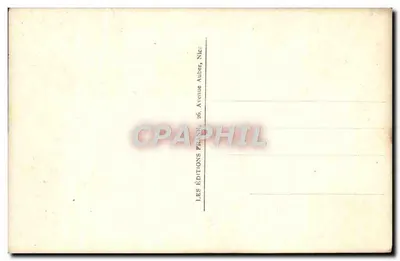Monte Carlo — Jardins e o Café de Paris — Edições Auber — Verso