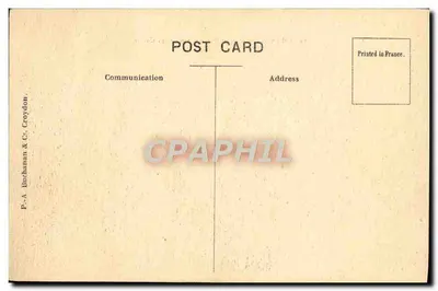 Monte-Carlo — Vista geral do Casino — P.-A. Buchanan & Cie, Croydon — Verso