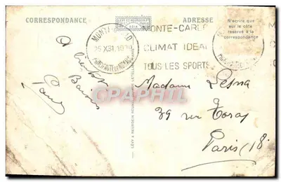 Monte-Carlo — Effet de Mer — LL. n° 191 — Reverso