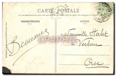 Monte-Carlo — Place du Casino, Terrasse Café de Paris — Collection Artistique 777, phot. Alletta, Nice — Achterkant