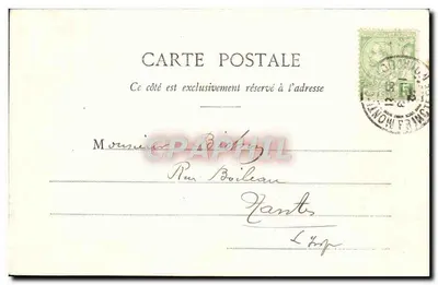 Monte-Carlo — Façada Teatru — Géline, Nîmes, n° 6227 — Rewers