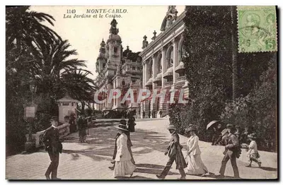 Monte-Carlo — Ogrody i Kasyno — Imp. Neudien et Cie, Paryż
