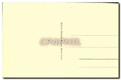 Monte-Carlo — Widok na Monte-Carlo i Kap Martin — Wydawnictwo Madame Gynod, Monte-Carlo, nr 182 — Rewers