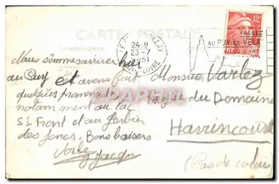 Hautes-Cévennes — Gerbier de Jonc e Mont-Hébène — editor não visível — Verso