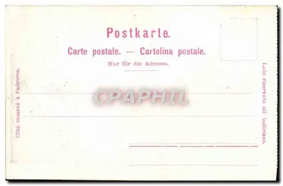 Genf - Rue de la Corraterie — städtische Ansicht mit Arkadenbau und Schild 'La Baulise' — Rückseite