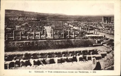 Timimad — Vista geral tirada do teatro — ND