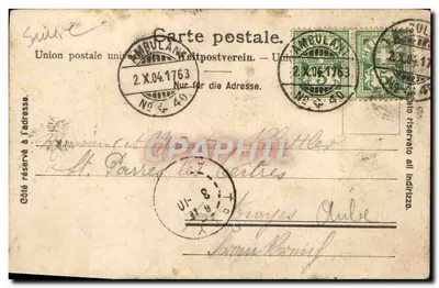 Bürgenstockbahn — montanha e funicular — Postkartenverlag Karl Engelberger, Stans n°1103 — Verso