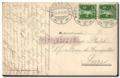 Grand St. Bernard — Przed wyjazdem — J.J. 8472 — Rewers