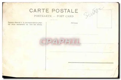Vevey, Molo e Castelo Couyrau — Phototype Co. Neuchâtel, n° 8677 — Verso