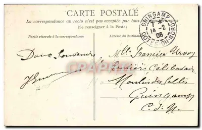 Rennes — Église Notre-Dame de Bonne-Nouvelle — A.G. 98 — Verso