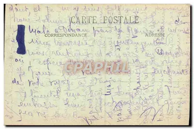 Saint-Malo - Le Grand Bé - Le Tombeau de Châteaubriand - Édition Gallet, Saint-Malo (1889) — Verso
