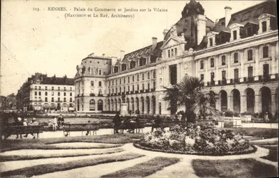 Rennes - Palais du Commerce et Jardins sur la Vilaine — Martenot et Le Ray, Architectes