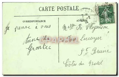 Rennes — Pałac Sądu. Kancelaria Prokuratora Generalnego — LL. n°17 — Rewers