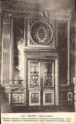 Rennes - Palais de Justice - Première Chambre, ancienne Chambre du Conseil de Grand'Chambre