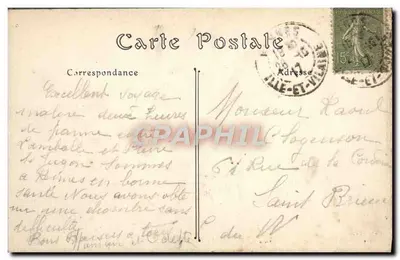 Rennes — Le Quai Duguy-Trouin — J. Sorel, Edit., Rennes — Verso