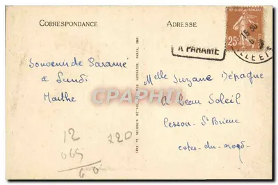 Paramé — A Ponta de Rochebonne — LL — Verso