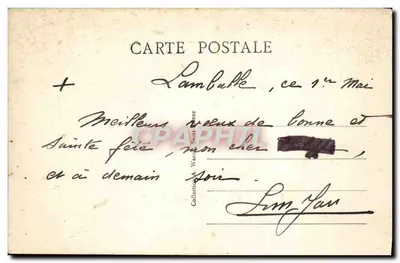 Lamballe — Vieille Maison dite « du Bourreau » — A.W. 2323 — Achterkant